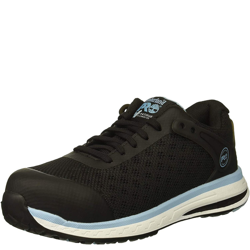Timberland Womens Drivetrain PRO SD35 Safety Toe Work Sneaker Shoes Blac…